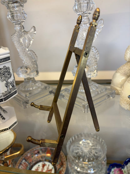 Lovely brass easel!