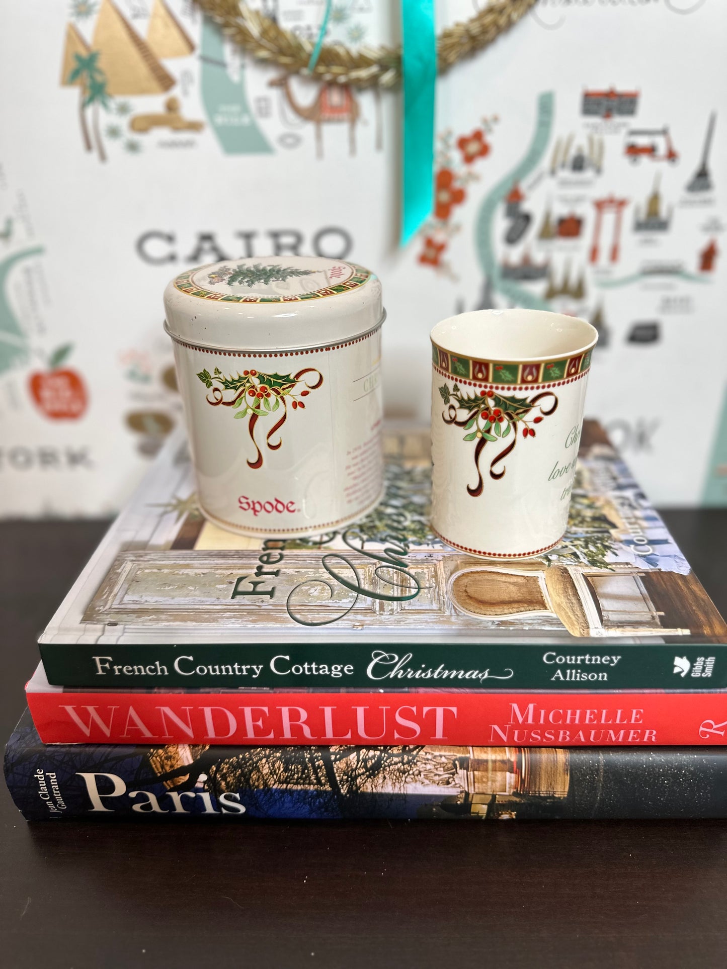 Spode Christmas Tree Sentiments Mug with Keepsake Gift Tin | “Christmas is Love with All the Trimmings”