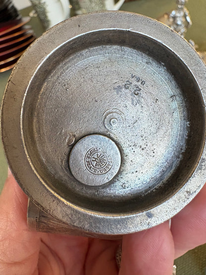 Victorian Silver Plated Napkin Holder Single Boy