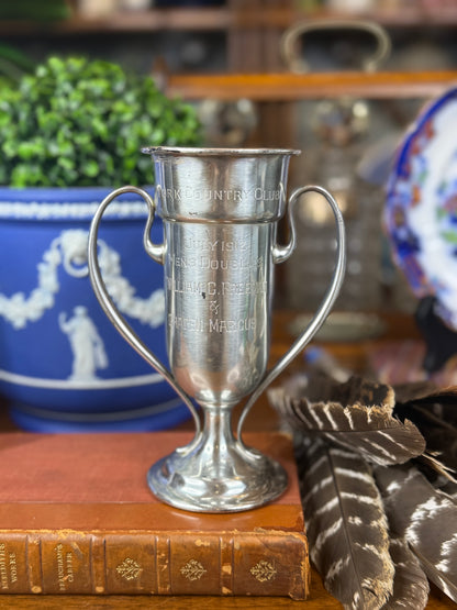 Smith, Patterson & Co. York Country Club Men’s Doubles Tennis Trophy | York, Maine | July 1912 | 7” H × 5.5” W