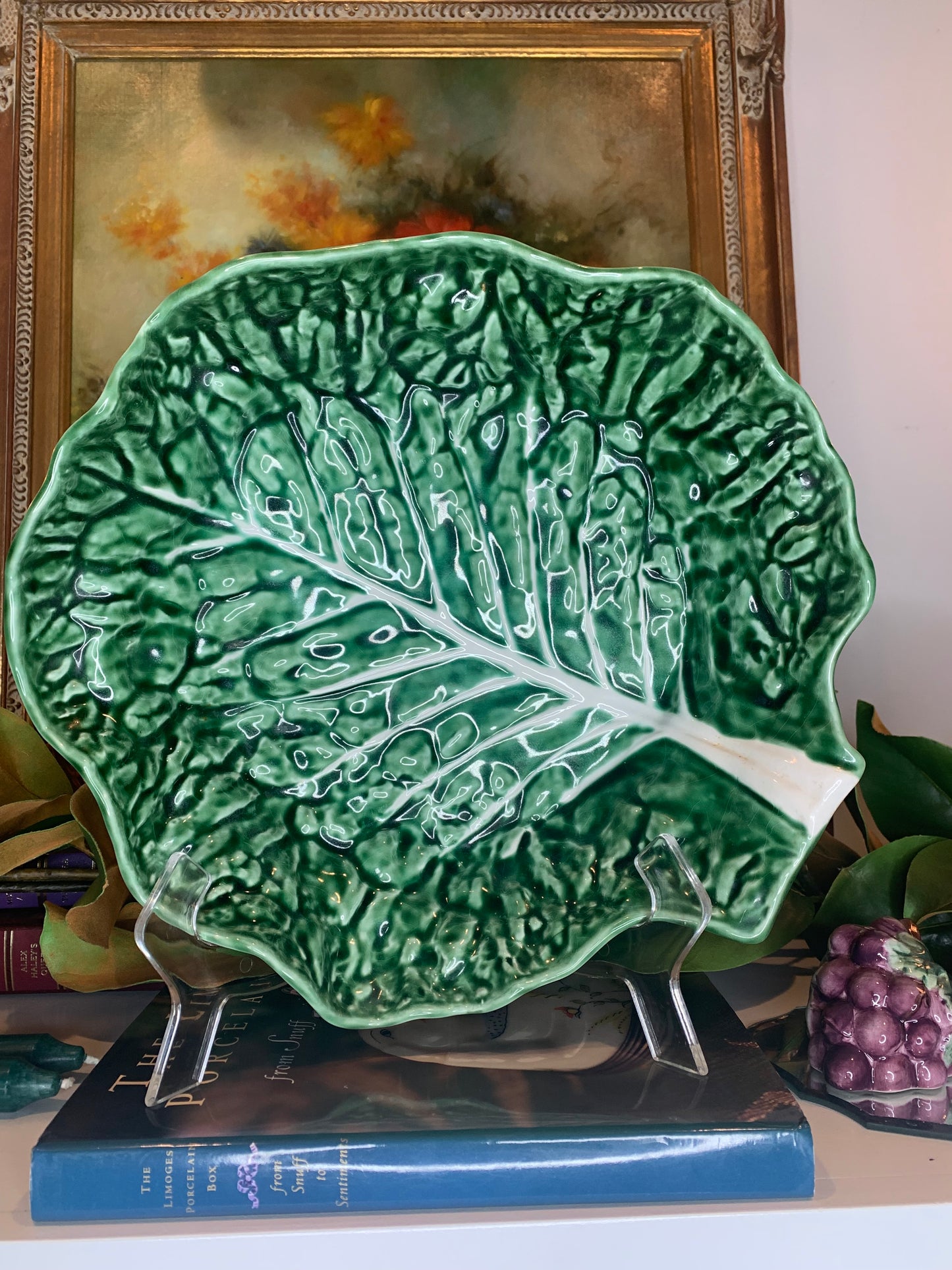 Secla Green Cabbage ware Serving set