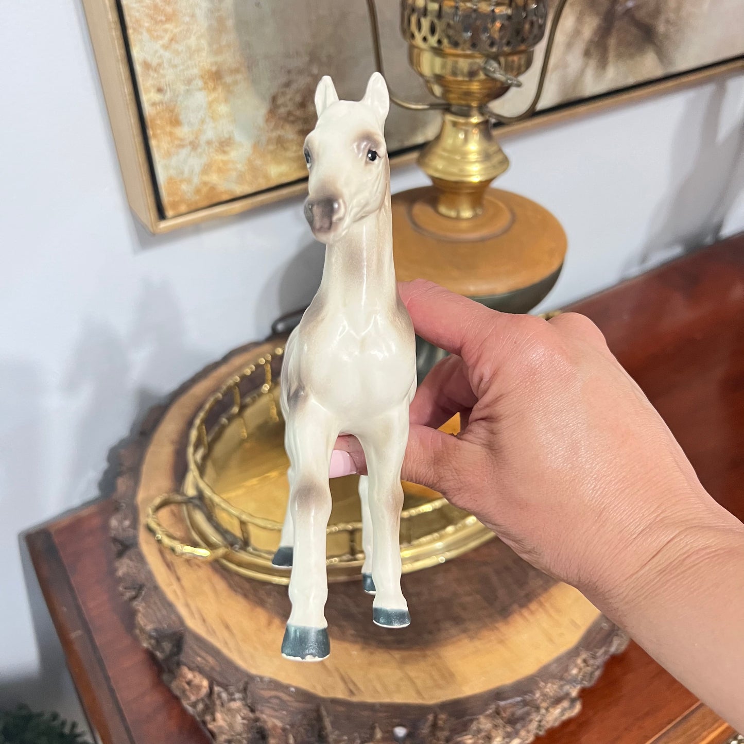 Norleans Ceramic Palomino Quarter Horse Figure