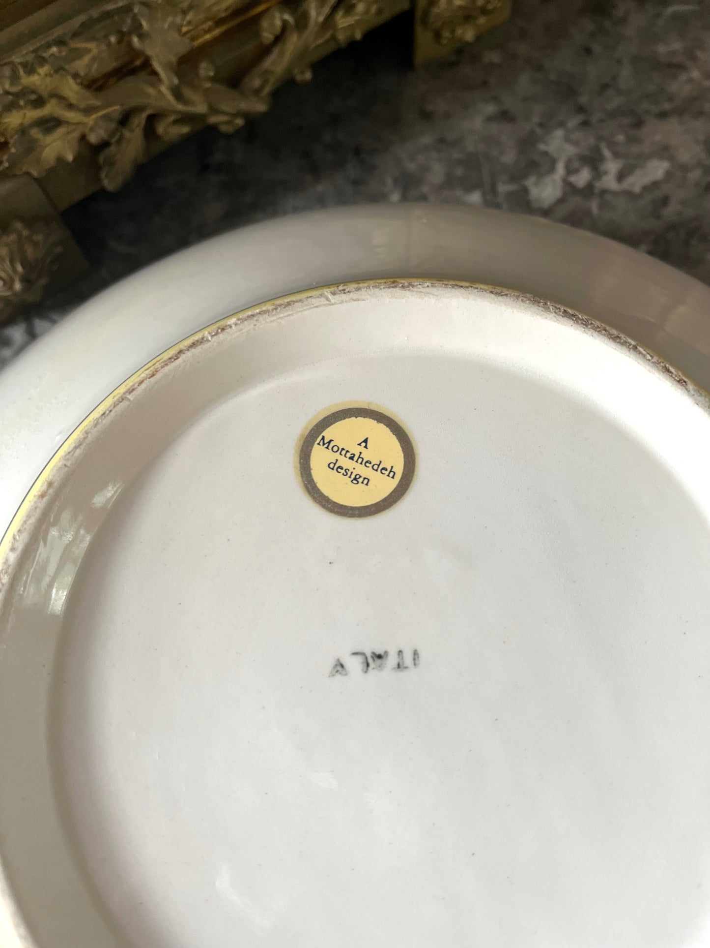 Live 09/01 Early Mottahedeh Criel Series “Cris de Paris” French Street Vendor Large Porcelain Bowl - Made In Italy