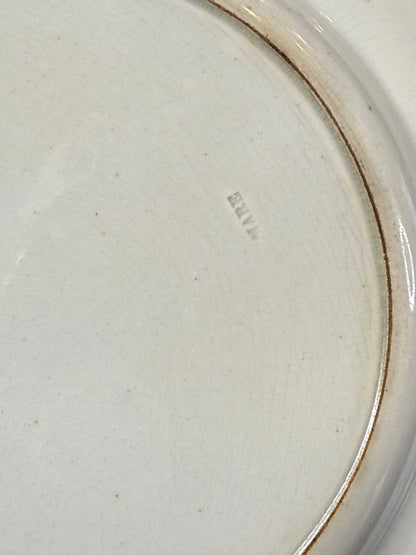 Rare Antique John Mare “Italian” British Cobalt Blue Transferware Plate, Blue & White, c.1820–1825, 9.75” D