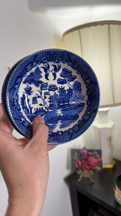 Reserved blue willow bowls set of 3