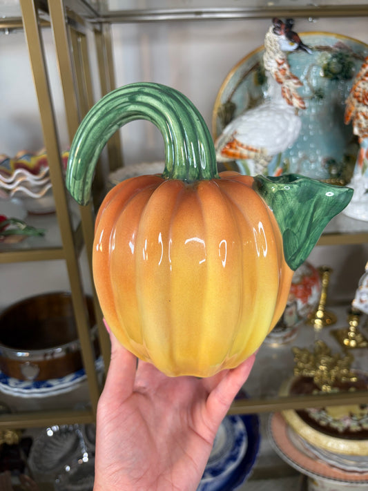 RESERVED- DRCASEY - Mottahedeh pumpkin pitcher!