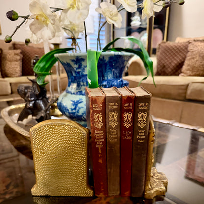 pair of handsome & heavy bookends " the thinker"