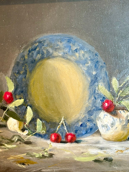 Original Oil on Board Painting from California Artist Kathryn Miller: 24.5” x 15.5”