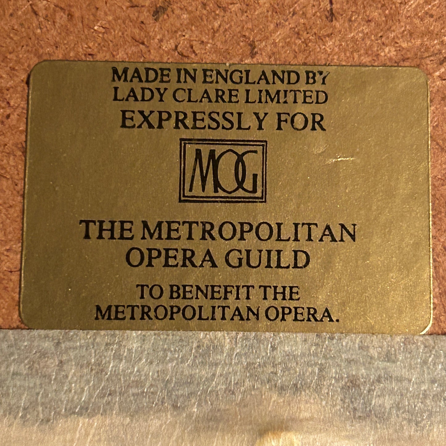 Rare Set of 2 custom color lithograph wall art Metropolitan Museums & Teatro La Scala Milan made in England