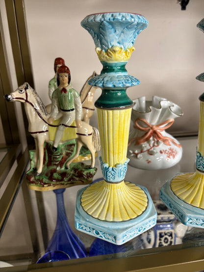 Beautiful Haldon Group candleholders pair!