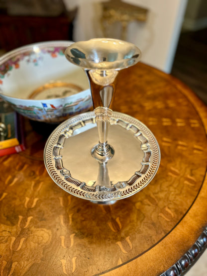 Antique Mappin & Webb Silver Plate Epergne/Table Centerpiece | London & Sheffield, 15.25”