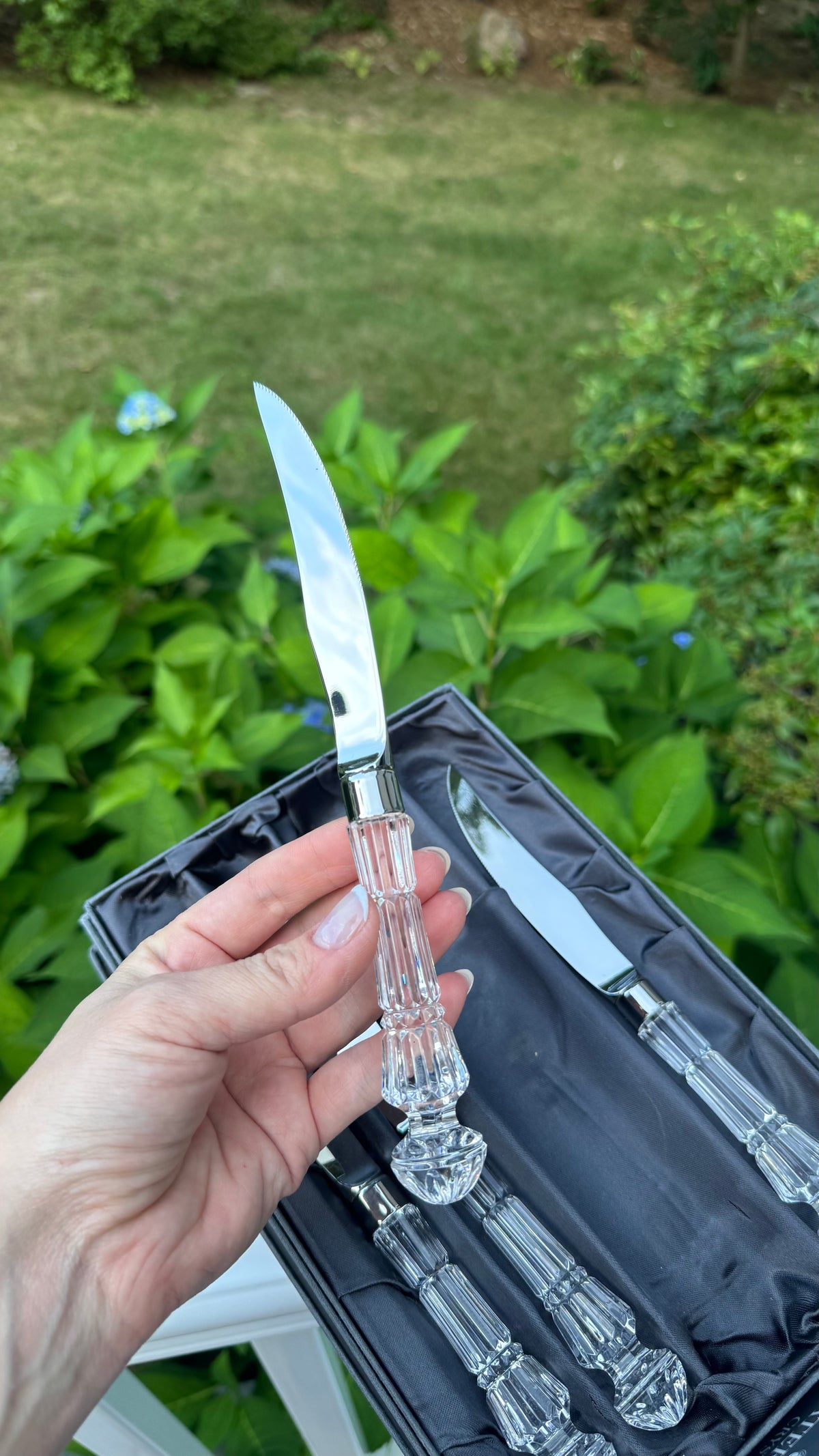 Waterford crystal set of 4 knives