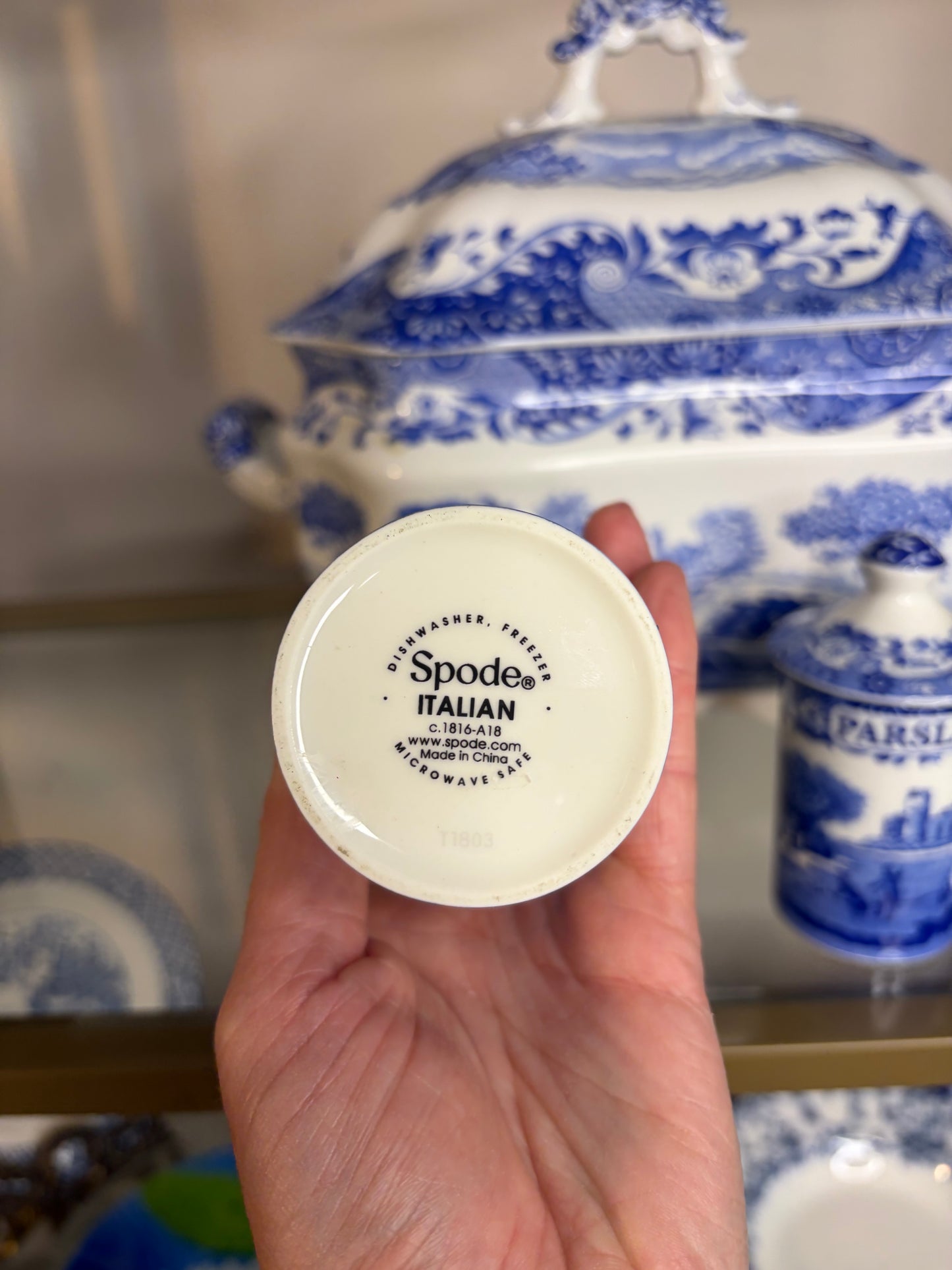 Spode Italian Cinnamon Jar!