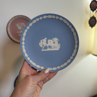 Vintage Wedgwood Blue Jasperware Small Plate