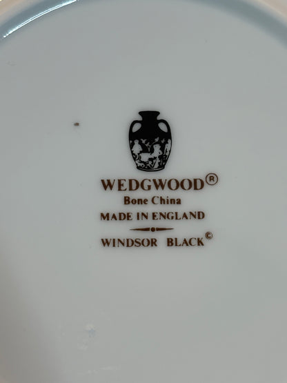 Elegant Set of Wedgwood “Windsor Black” China