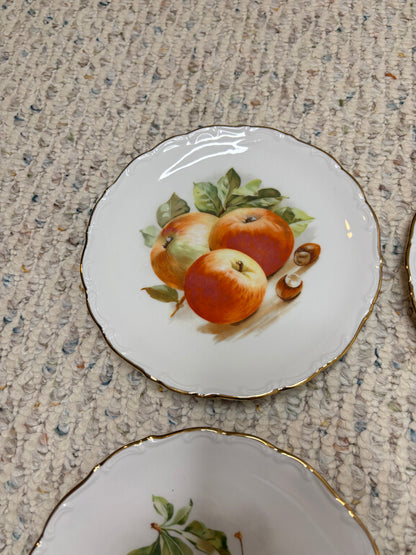 Beautiful Bavaria Fruit Plates set of 6!