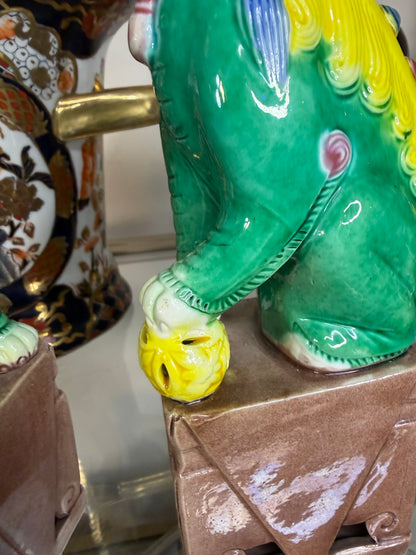 Stunning foo dog pair!
