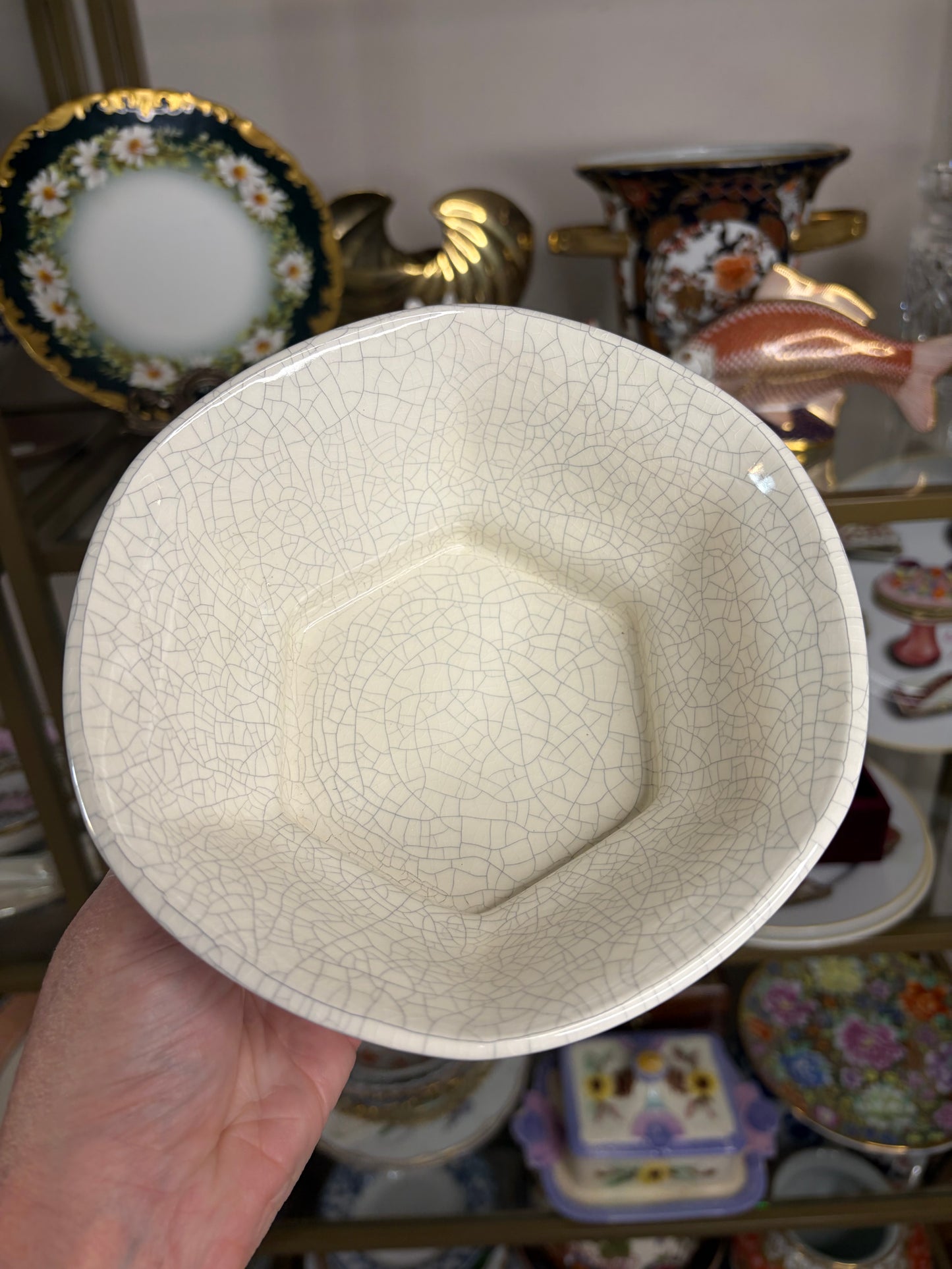 Dedham Pottery bunny bowl!