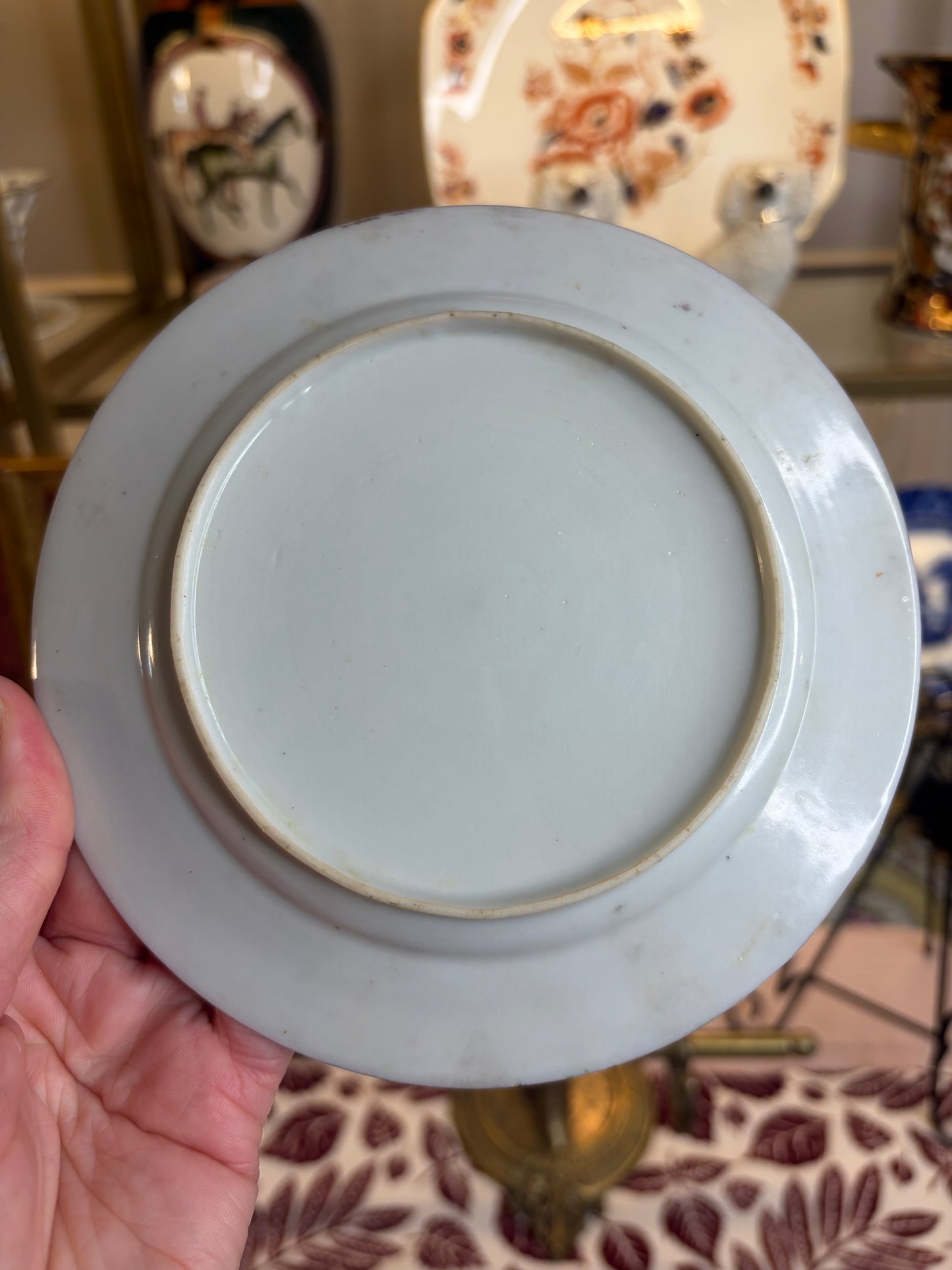 Antique Famille Rose plate! As is!