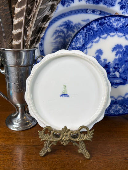 DA4379 - Royal Doulton flue blue pot stand, c.1900
