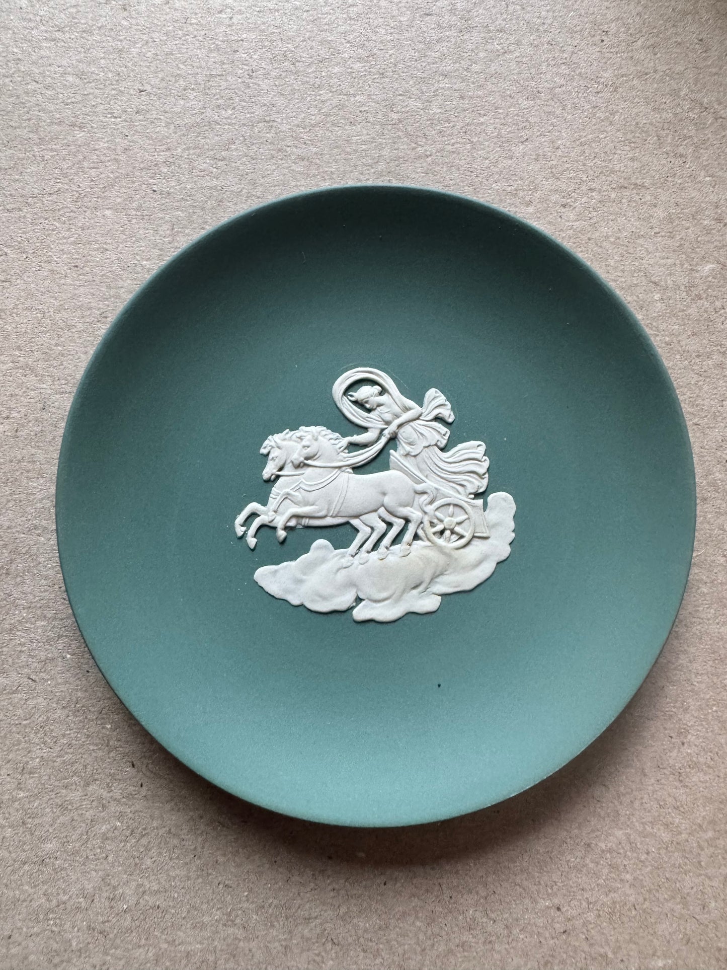 Wedgewood teal small plate 4”