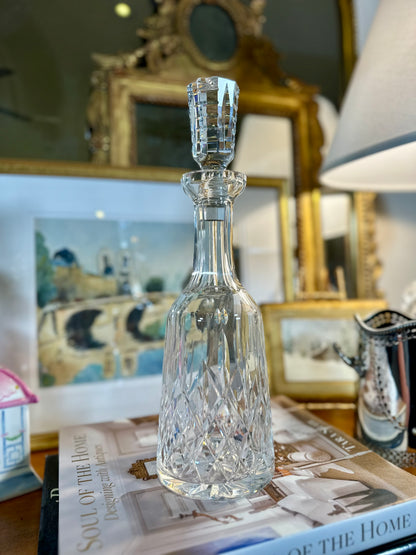 PRISTINE Vintage Waterford Lismore Crystal Wine Decanter, Made in Ireland, 13"