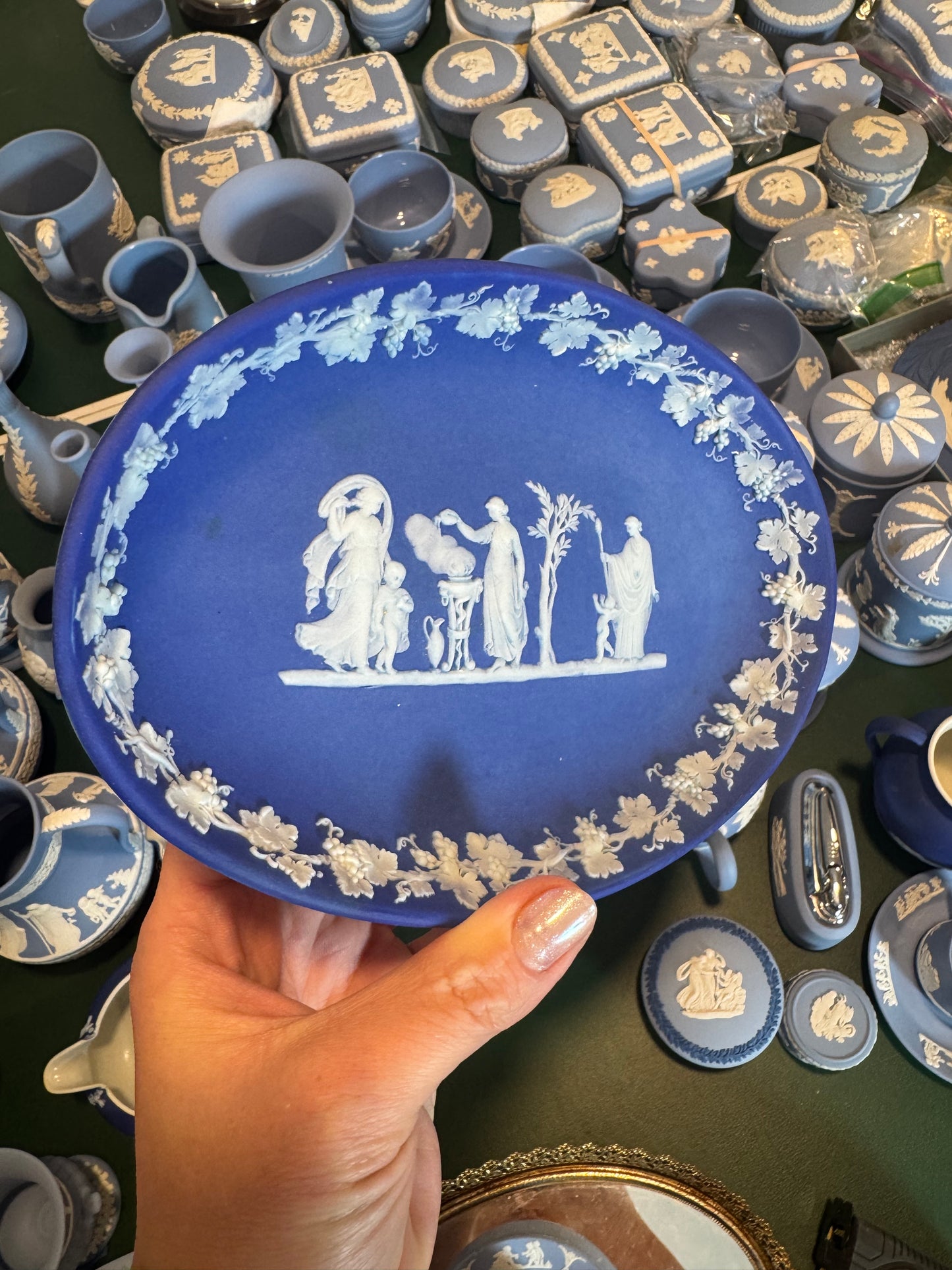 Reserved Wedgwood oval plate 8”