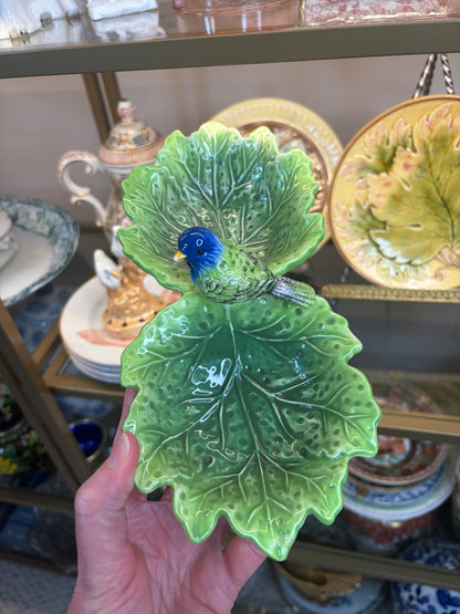 Reserved! Lovely bird trinket dish!