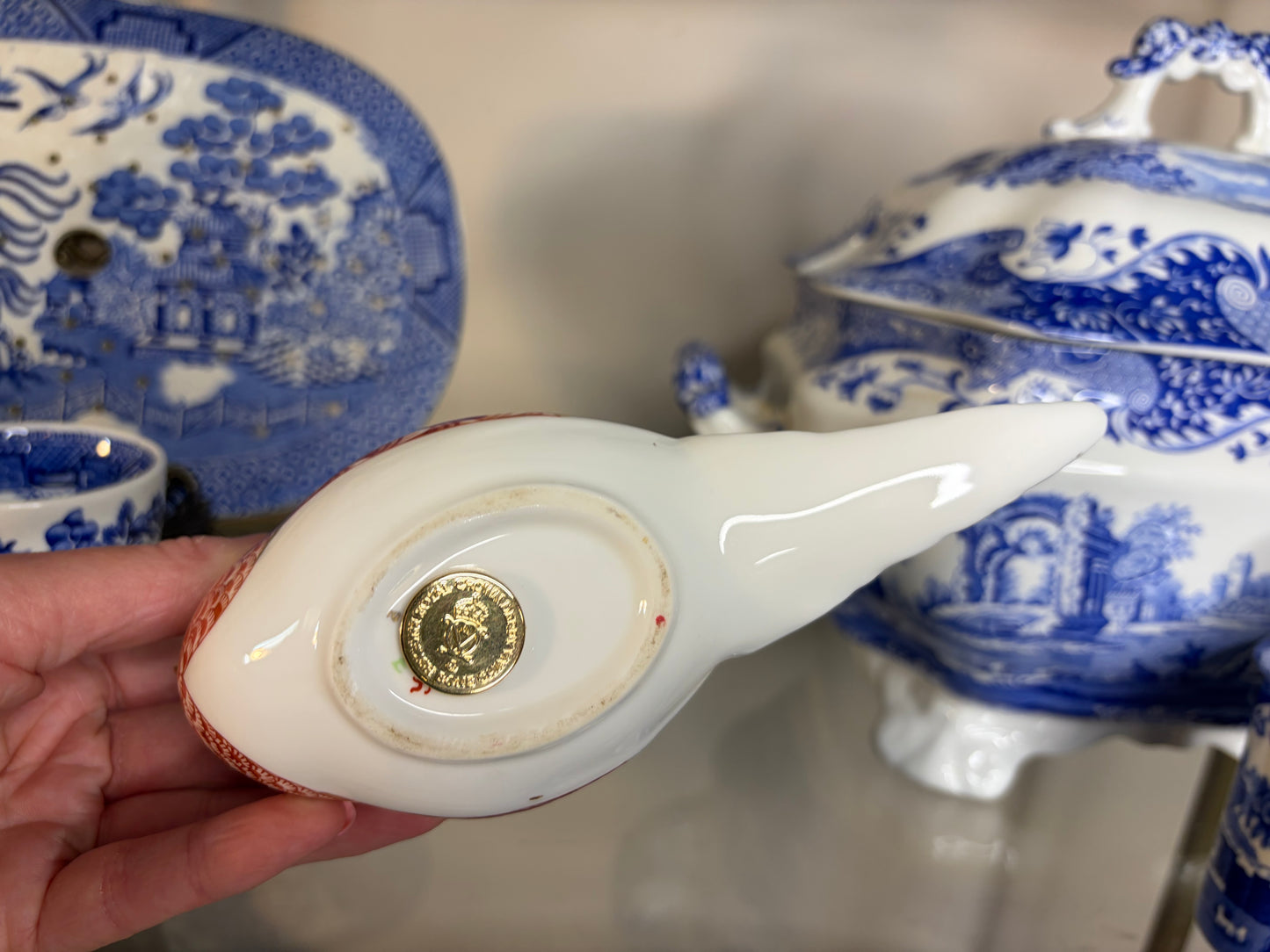 Stunning Royal Crown Derby Imari paperweight!