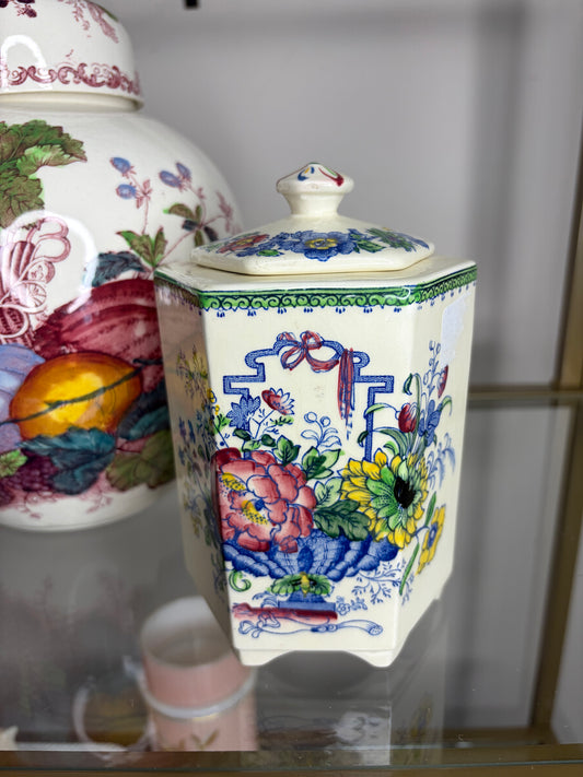 Beautiful Mason’s tea caddy!