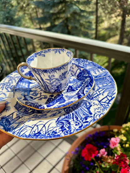 Royal Crown Derby “Mikado” Tea for Two Set | 6 Pieces, circa 1940-1950’s