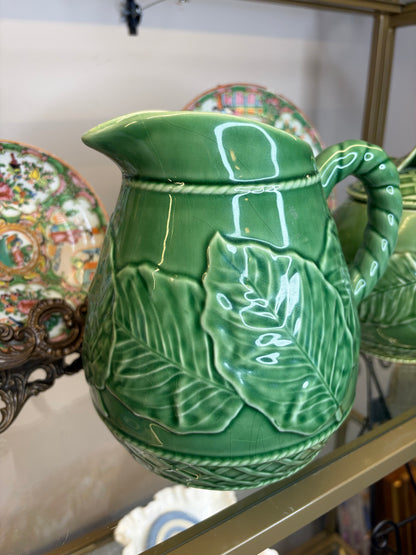 Bordallo green pitcher!