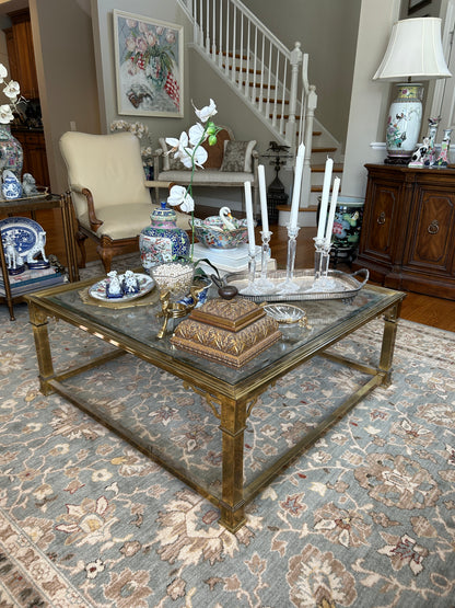 Beautiful baroque gold frame 10 x 10 large lidded box