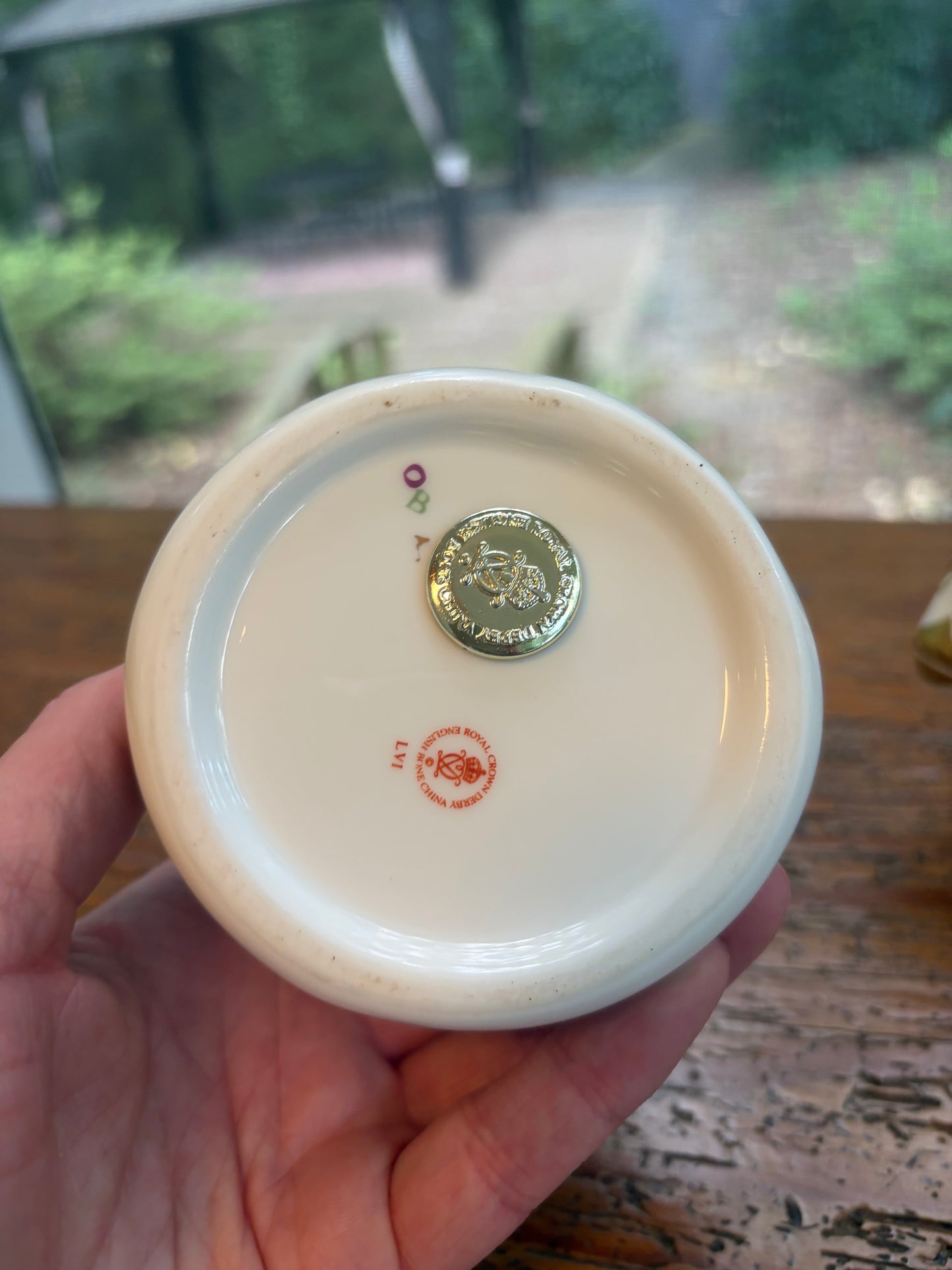 Gorgeous Royal Crown Derby Imari frog!