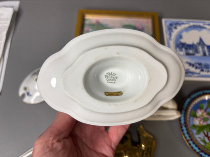 Sweetest Richard Ginori Italian condiment serving piece with matching spoon!