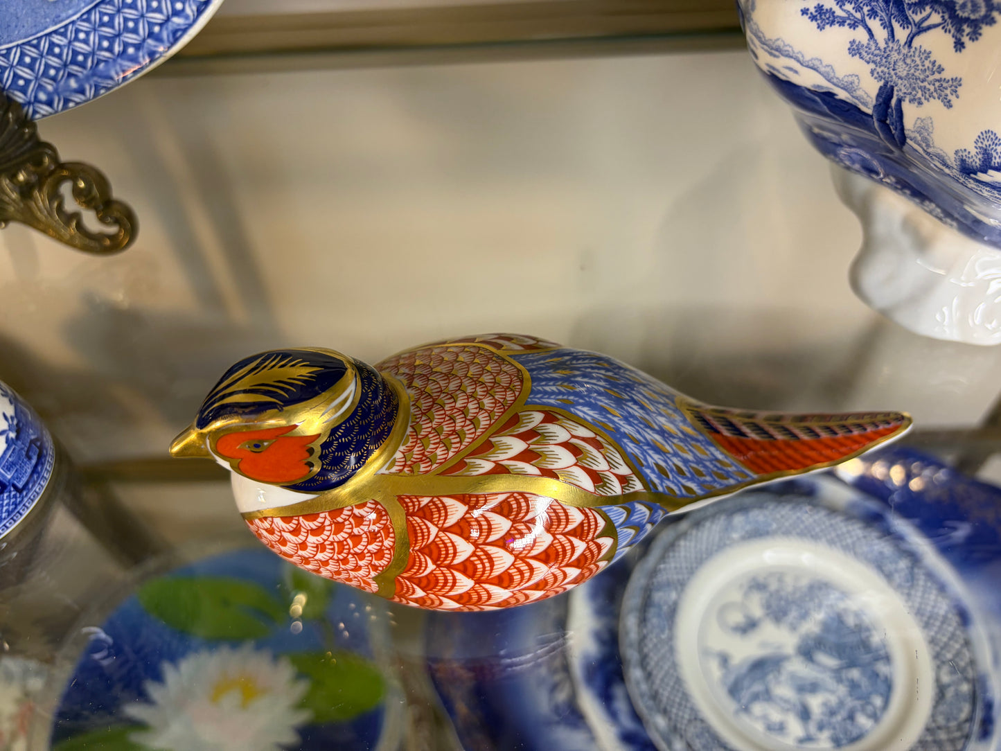 Stunning Royal Crown Derby Imari paperweight!