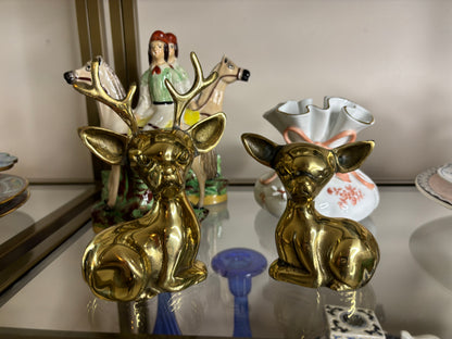 Sweetest brass deer pair!