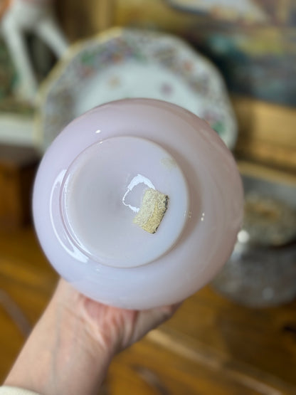 Antique Peachblow Cased Glass Vase – Attributed to Thomas Webb, c.1890, Excellent!