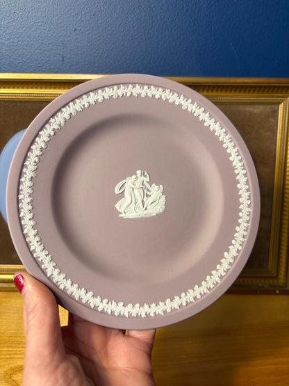 Wedgwood Jasperware Lilac plate!