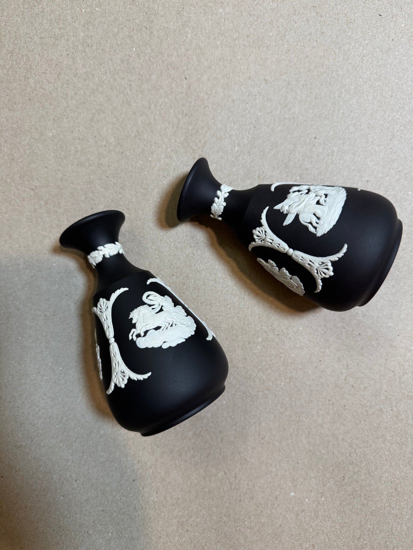 BASSALT - pair of bud vases 5” tall