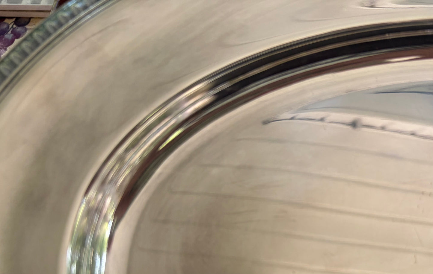 Stunning Christofle France 17.5”  Malmaison serving platter!