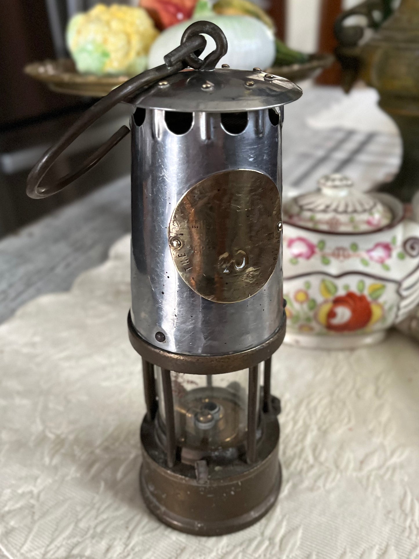 Live 08/18 Fabulous Decor - English Eccles Protector Miners Safety Lamp – Ministry of Power - Fully Stamped And Numbered