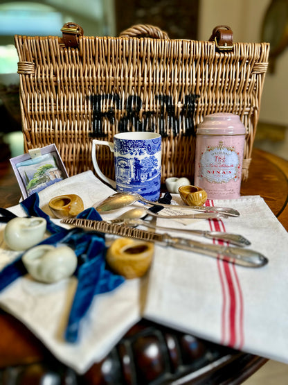 Reserved for MA - Summer European Picnic Hamper Giveaway from Wanderlust Brocante