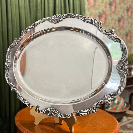 King Francis by Reed & Barton Silver Plated Oval Tray