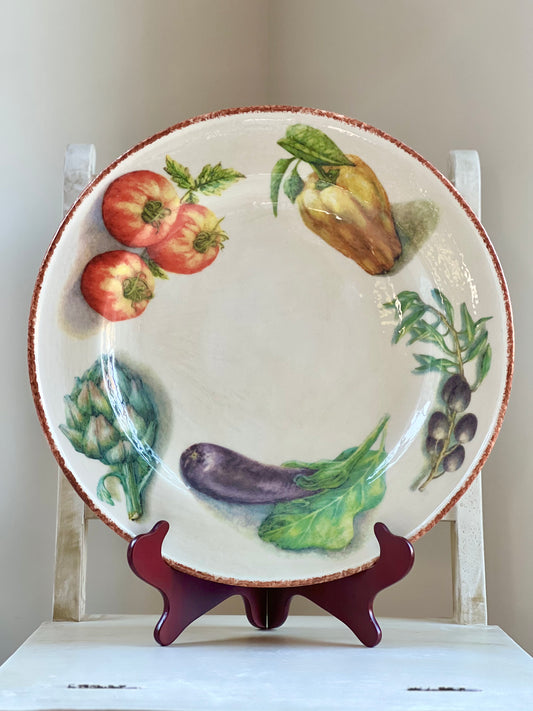 Williams & Sonoma Jardin Potager 16” Chop Plate