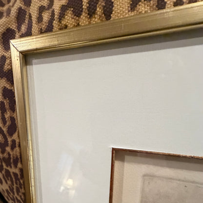 Signed by artist Danny Phifer watercolor art. Custom framed 20 x 18 c 1976