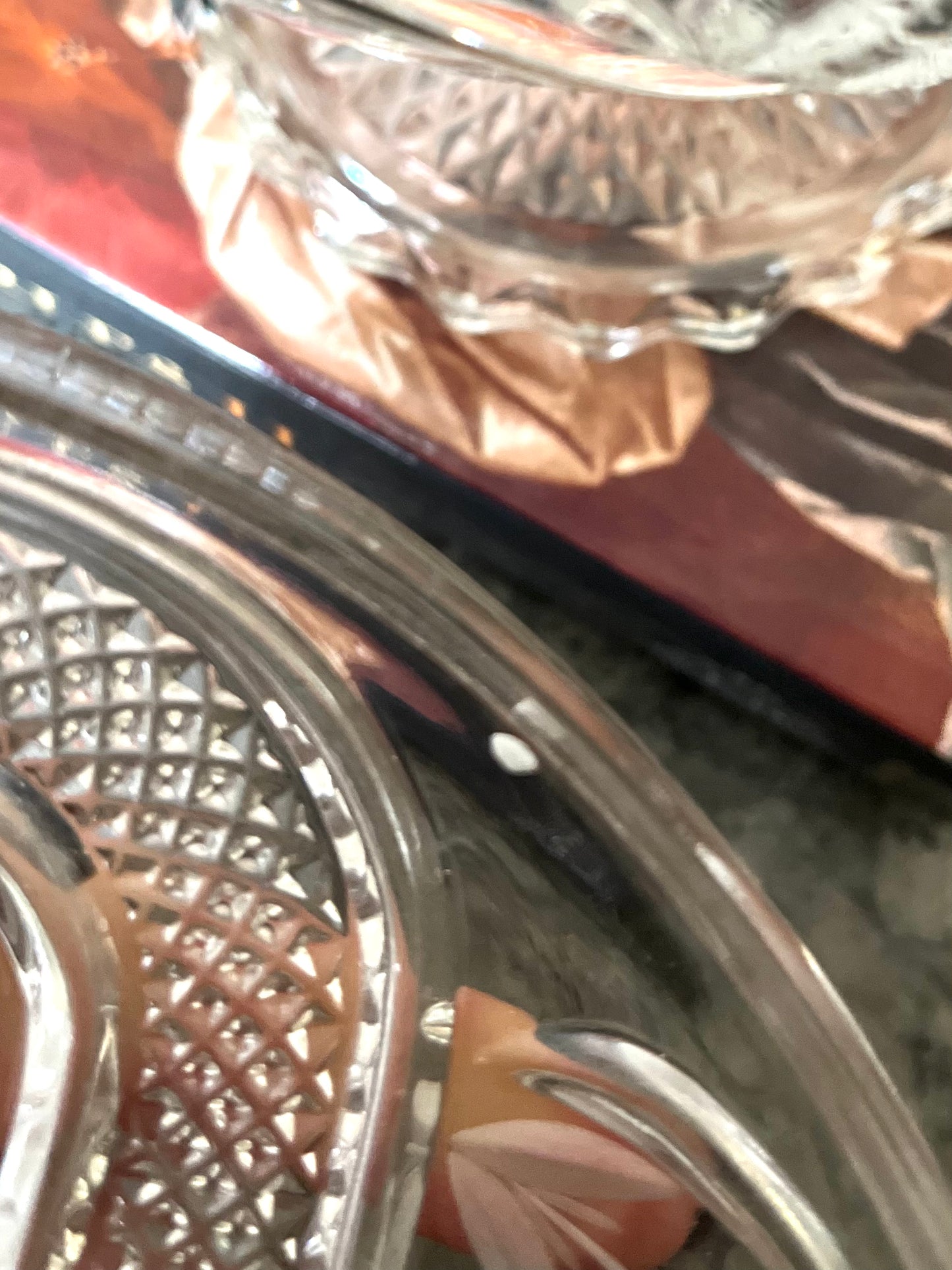 Live 06/02 Spired Multi-cut Crystal Pedestal Lidded Candy Dish