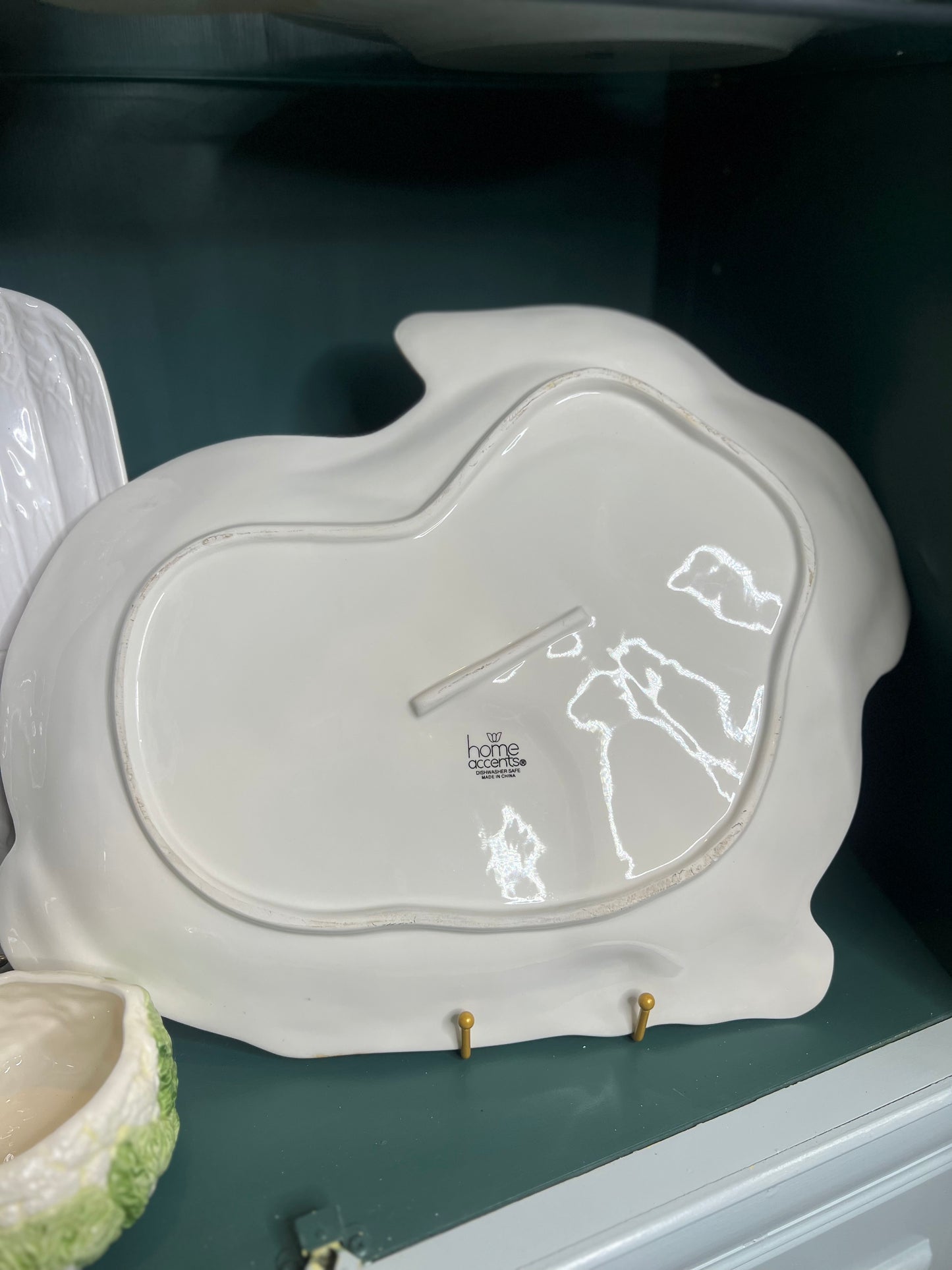 Large Vintage Bunny Serving Platter, 17x14” - Pristine!