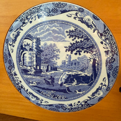 Designer Spode italy blue room plate trivets