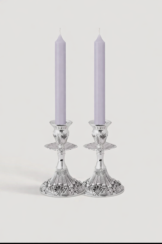 Caspari Straight Taper 10" Candles in Lavendar- 2 Candles Per Package